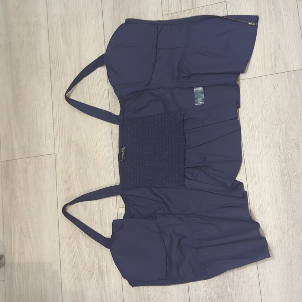 Blue Zip Up Top - Picture 7 of 10